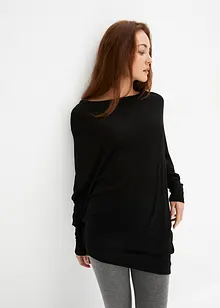 Oversized trui met asymmetrische onderrand, bonprix