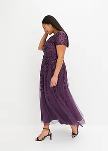 Jurk met pailletten, bonprix