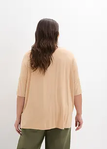 Boxy shirt met boothals, halflange mouw, bonprix