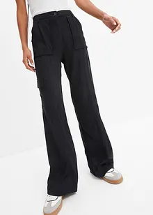 Soepelvallende, wijde cargo broek, bonprix