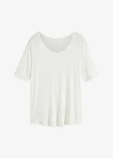 Shirt met ronde hals van zachte viscose, bonprix