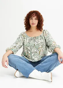 Gedessineerde tuniek van soepele viscose, bonprix