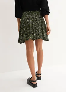 Korte high waist broekrok van zachte viscose, bonprix