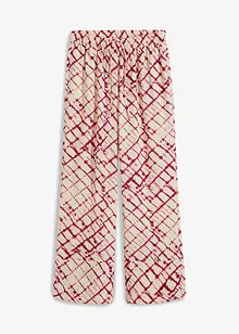 Wijde broek met print, bonprix