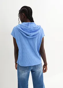 Henley shirt met capuchon, bonprix