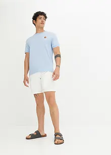 Chino bermuda met riem, regular fit, bpc bonprix collection