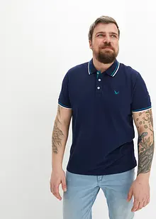 Piqué-poloshirt, korte mouwen (set van 2), bonprix