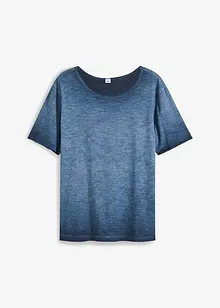 T-shirt van biologisch katoen in washed out look, bonprix