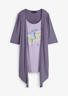 2-in-1 shirt van viscose, bonprix