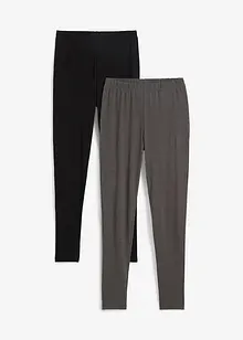 Legging met biologisch katoen (set van 2), bonprix