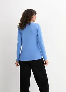 Longsleeve met carréhals (set van 2), bonprix