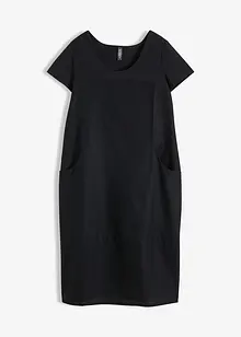 Jurk in een linnenmix, bonprix