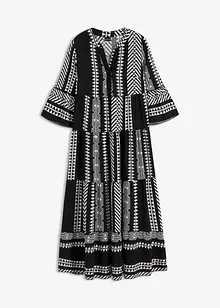 Maxi jurk met printvan soepele viscose, bonprix