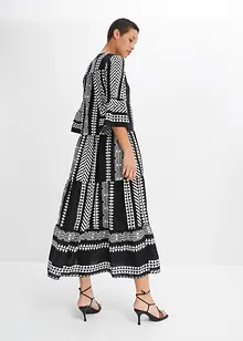 Maxi jurk met printvan soepele viscose, bonprix