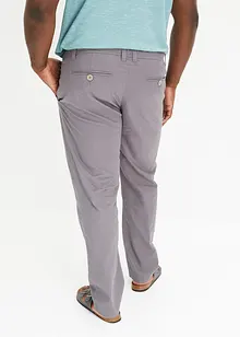 Regular fit chino met linnen, straight, bonprix