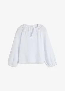 Oversized blouse van mousseline, bonprix