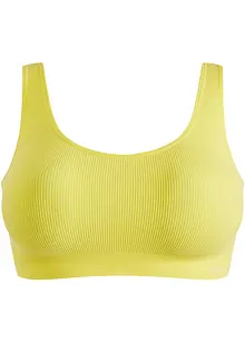 Geribde, naadloze Feel Comfort bralette met kant, bpc bonprix collection