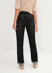 Stretch boyfriend jeans, mid waist, bonprix