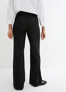 Bengaline stretch broek met comfortband, straight, bonprix