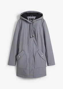 Softshell parka met capuchon, bonprix