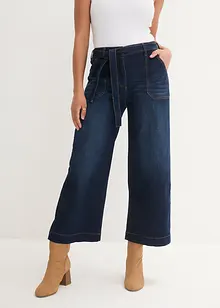 7/8 high waist ultra soft jeans met comfortband, loose fit, bonprix