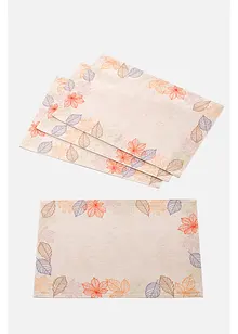 Placemats met bladerprint (set van 4), bonprix