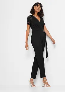 Jumpsuit met kant, bonprix