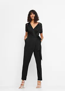 Jumpsuit met kant, bonprix