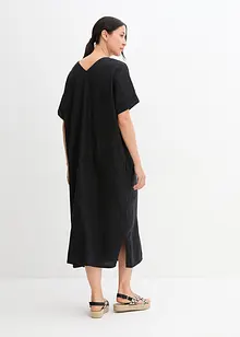 Wijde kaftan jurk van puur linnen, bonprix