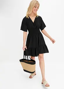 Jurk met smokwerk, bonprix