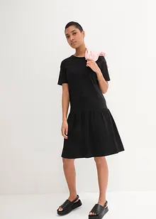 Korte shirtjurk van biologisch katoen, bonprix