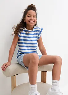 Meisjes shirt met biologisch katoen (set van 2), bonprix