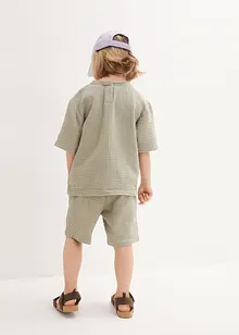 Jongens mousseline overhemd en short (2-dlg. set), bpc bonprix collection