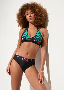 Halter bikinitop met gerecycled polyamide, bonprix