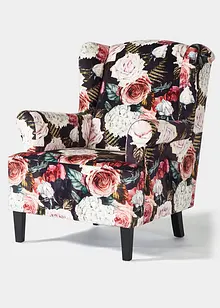 Oorfauteuil met bloemenprint, bonprix