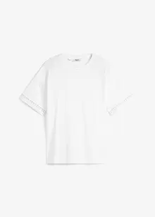 Shirt met broderie anglaise, bonprix