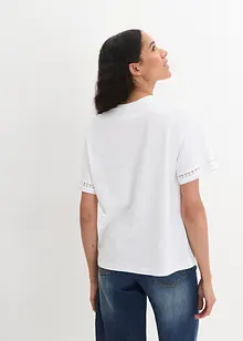 Shirt met broderie anglaise, bonprix