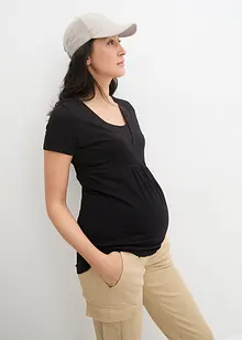 2-in-1 zwangerschapsshirt / voedingsshirt (set van 2), bonprix