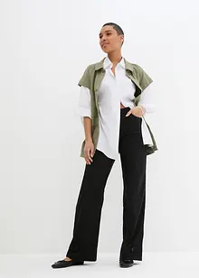 Bengaline stretch broek met comfortband, bonprix