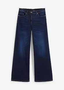 Wide leg jeans mid waist, comfort tailleband, bonprix