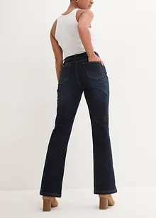 High-waist jeans met comfortband, bootcut, bonprix