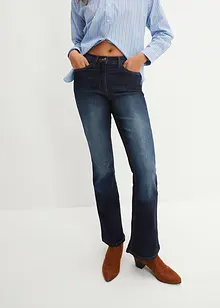 Bootcut stretch jeans, mid waist, bonprix