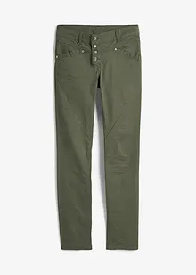 Stretch broek in crashed look, bonprix