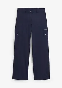Mid waist cargo jeans in een katoenmix, bonprix