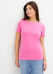 Shirt met boothals, bonprix