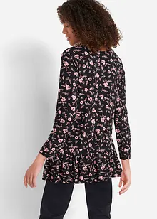 Lange shirt tuniek in een viscosemix, bonprix