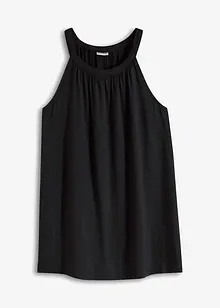 Jersey top met plooitjes, bonprix