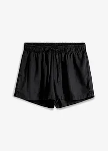 Linnen short met zijsplitten, BODYFLIRT