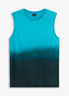 Muscle shirt met kleurverloop van biologisch katoen, slim fit, bonprix