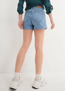 Gestreepte jeans short, mid waist, John Baner JEANSWEAR